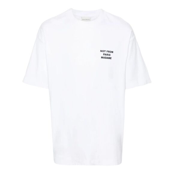 Drole De Monsieur White T-Shirts & Vests - T-Shirts Men